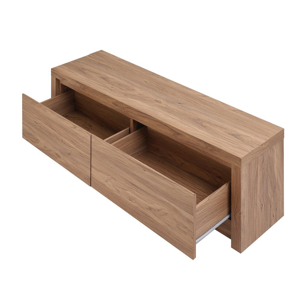Larson Entryway Storage Bench - Terra Oak