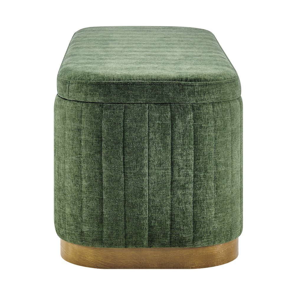 Clinton Chenille Storage Bench