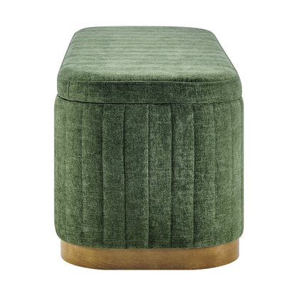 Clinton Chenille Storage Bench
