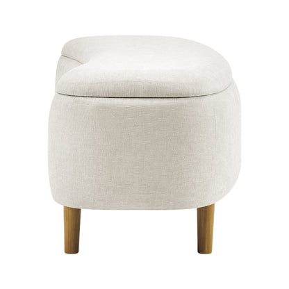 Leony Chenille Storage Bench