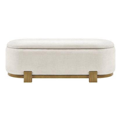 Ayleen Chenille Storage Bench