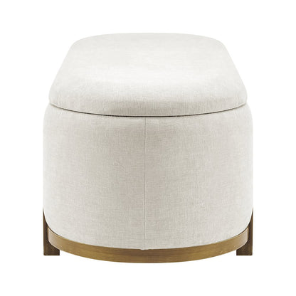 Ayleen Chenille Storage Bench