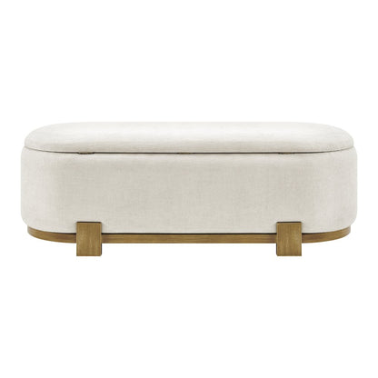 Ayleen Chenille Storage Bench