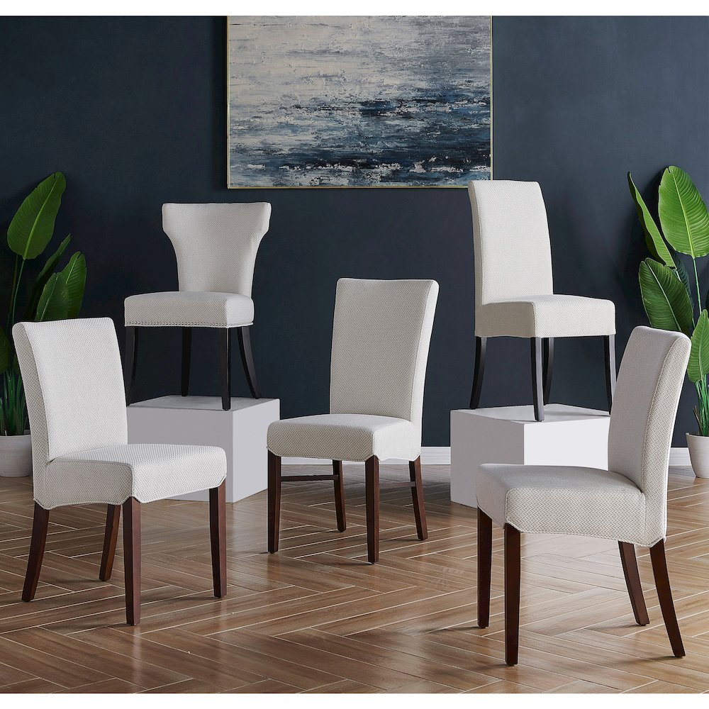 Valencia Fabric Dining Side Chair, (Set of 2)