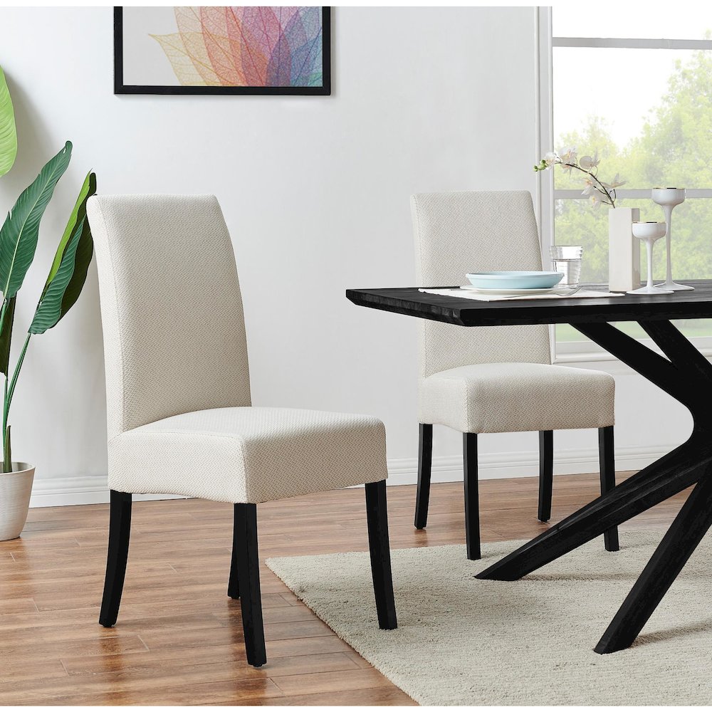 Valencia Fabric Dining Side Chair, (Set of 2)