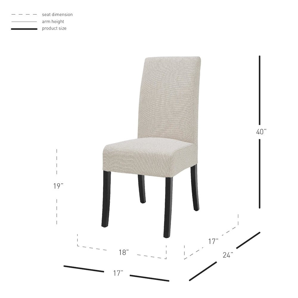 Valencia Fabric Dining Side Chair, (Set of 2)