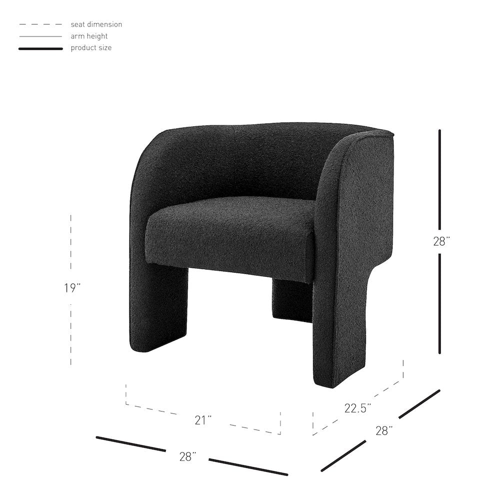 Matteo Boucle Accent Arm Chair