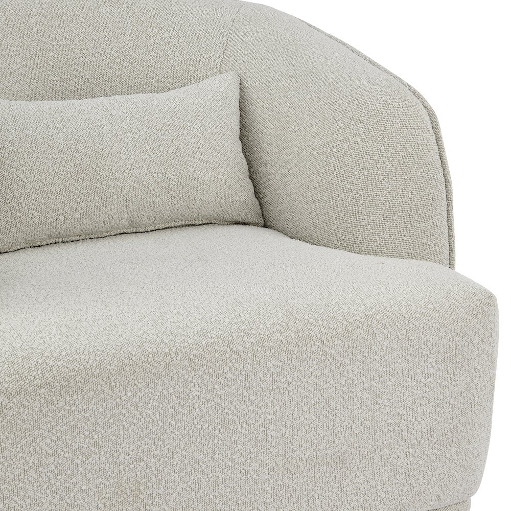 Steward Boucle Swivel Accent Chair