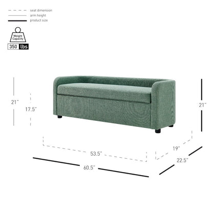Wendy Linen Storage Bench
