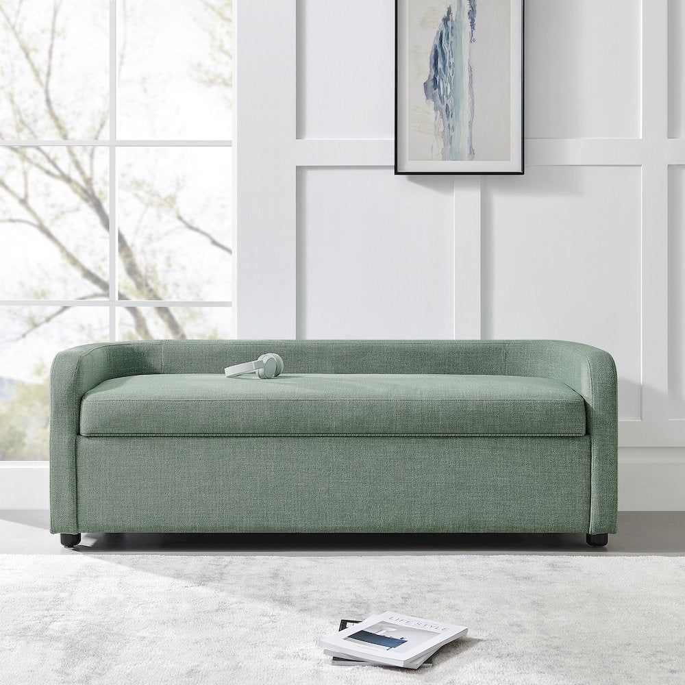 Wendy Linen Storage Bench