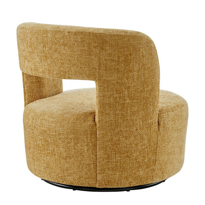 Jazzlyn Chenille Swivel Accent Chair