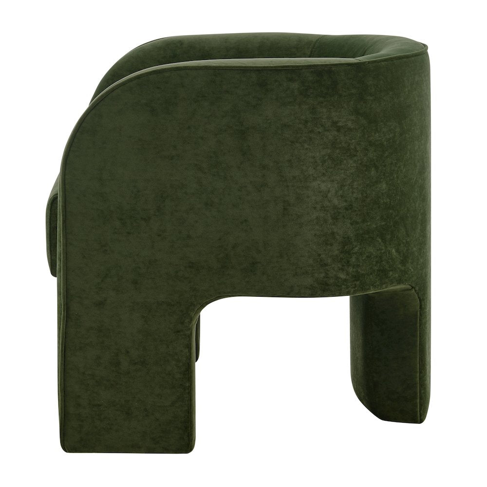 Matteo Velvet Accent Arm Chair