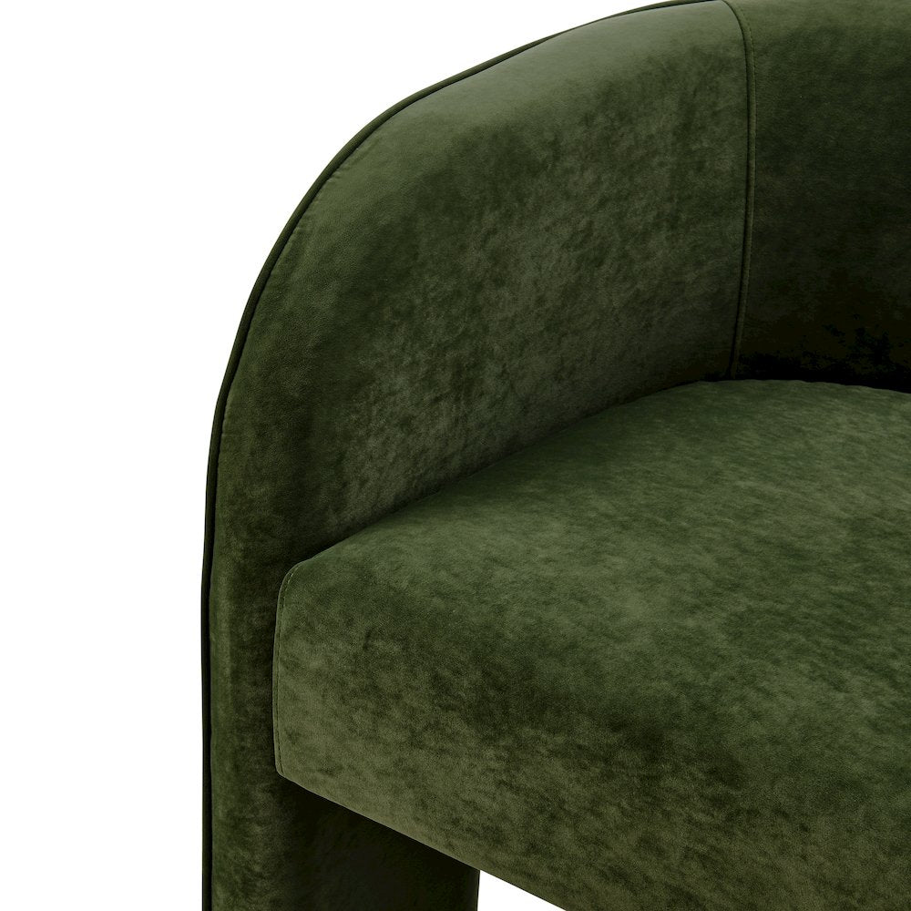 Matteo Velvet Accent Arm Chair