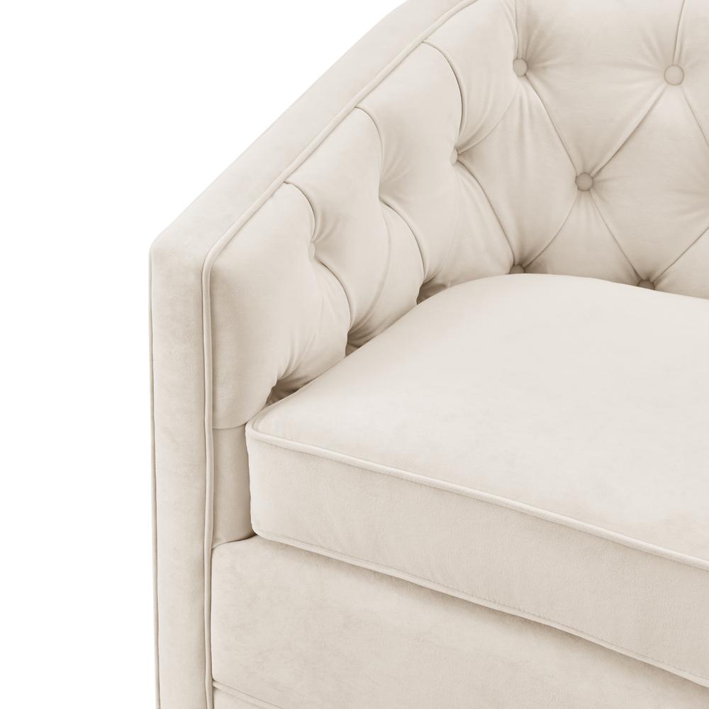 Walsh Velvet Swivel Accent Arm Chair
