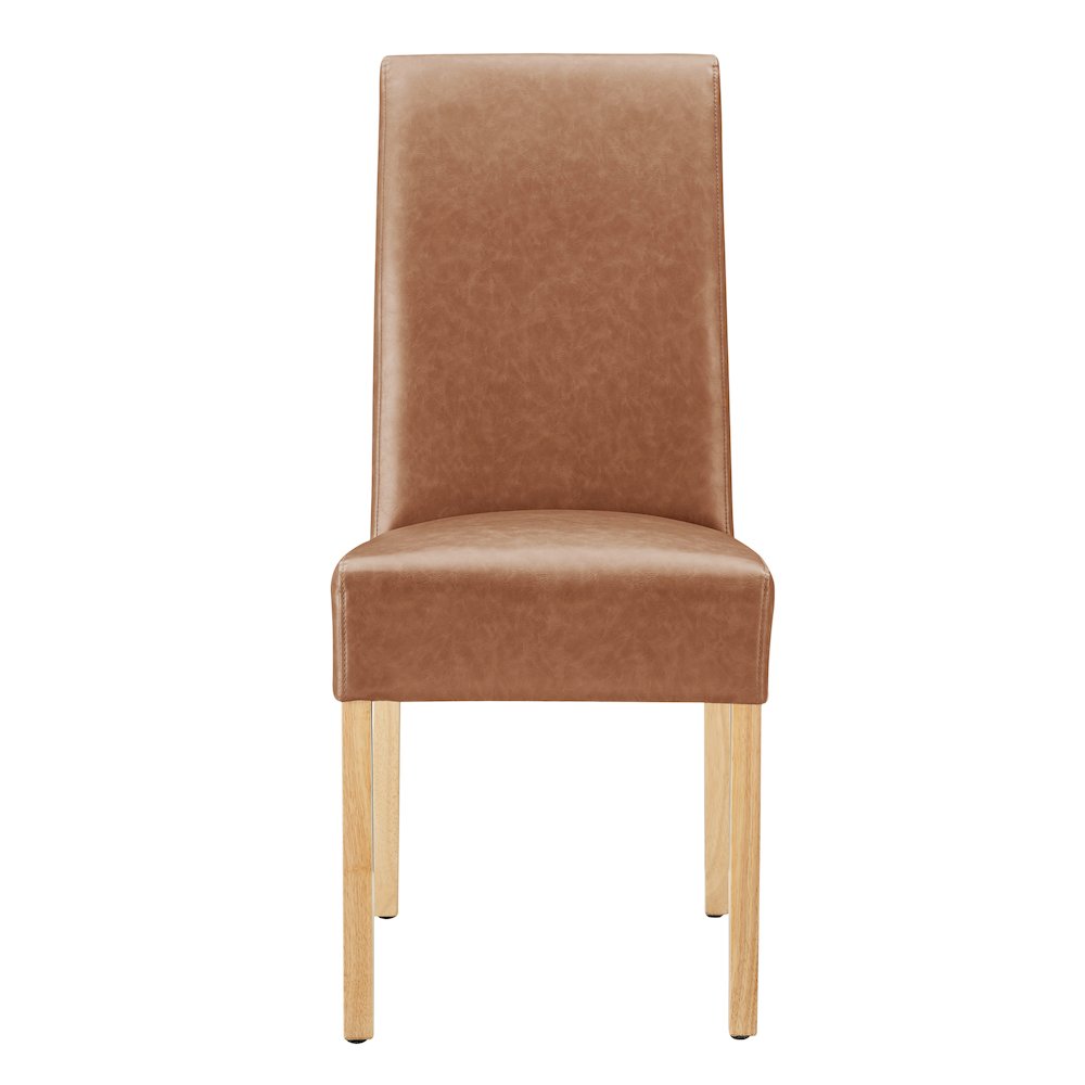 Valencia Faux Leather Dining Side Chair, (Set of 2)