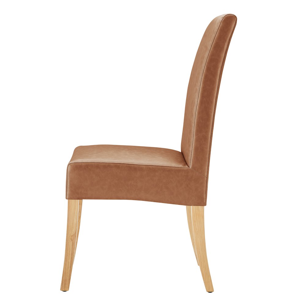 Valencia Faux Leather Dining Side Chair, (Set of 2)
