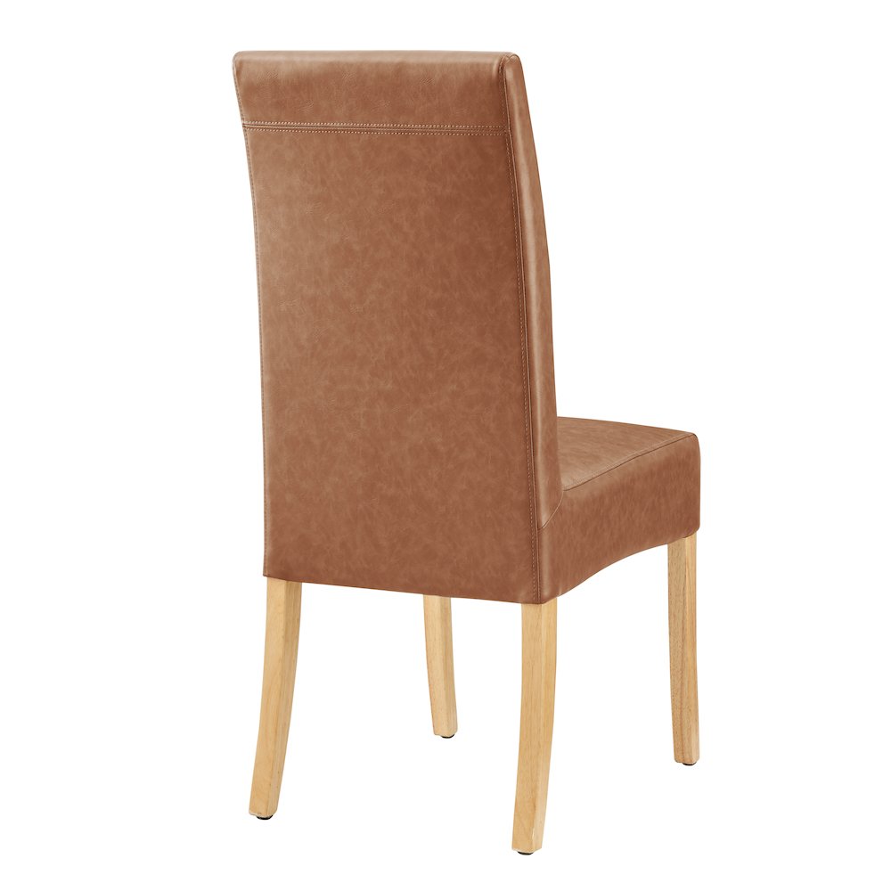 Valencia Faux Leather Dining Side Chair, (Set of 2)