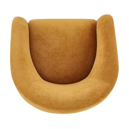 Regina Velvet Swivel Accent Arm Chair