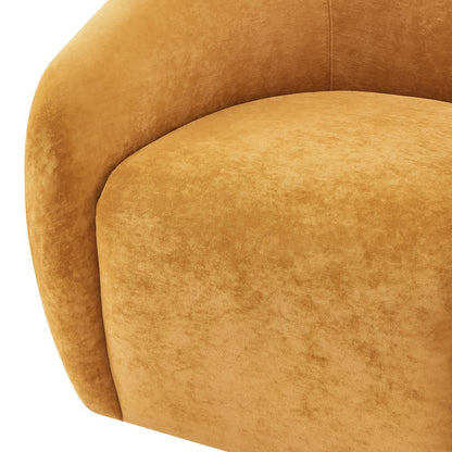 Regina Velvet Swivel Accent Arm Chair