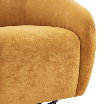 Regina Velvet Swivel Accent Arm Chair