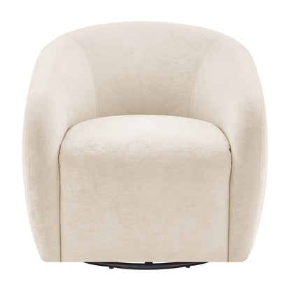 Regina Velvet Swivel Accent Arm Chair