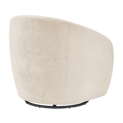 Regina Velvet Swivel Accent Arm Chair