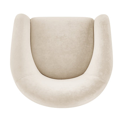 Regina Velvet Swivel Accent Arm Chair