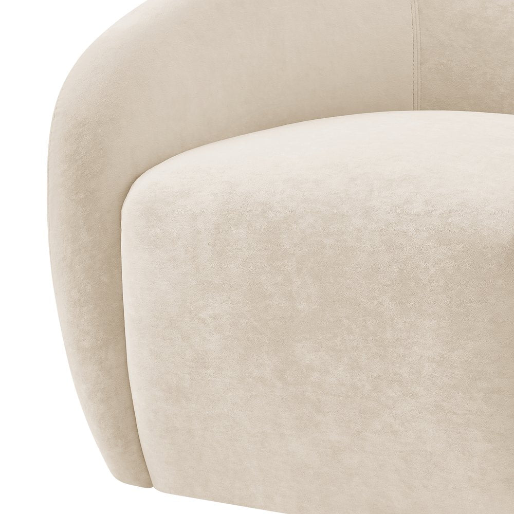 Regina Velvet Swivel Accent Arm Chair