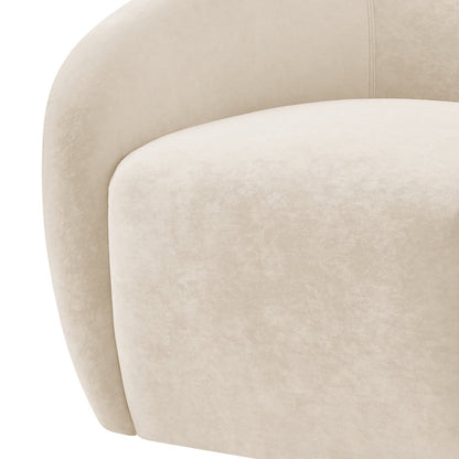 Regina Velvet Swivel Accent Arm Chair