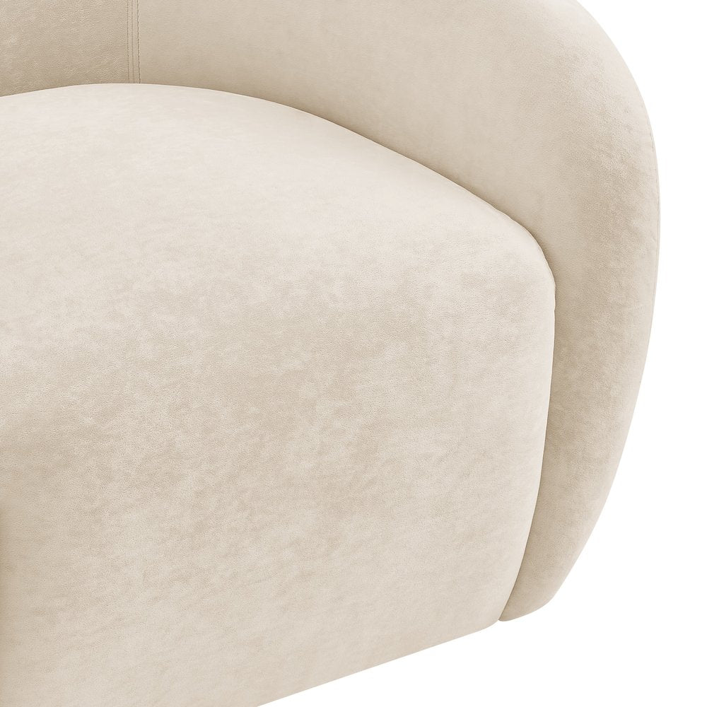 Regina Velvet Swivel Accent Arm Chair