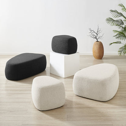Carlese Boucle Big Ottoman