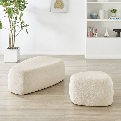 Carlese Boucle Big Ottoman
