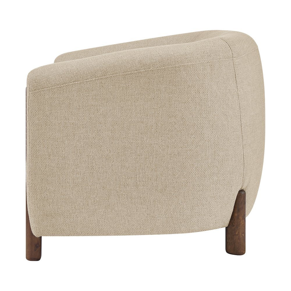 Ruth Linen Accent Arm Chair