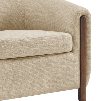 Ruth Linen Accent Arm Chair