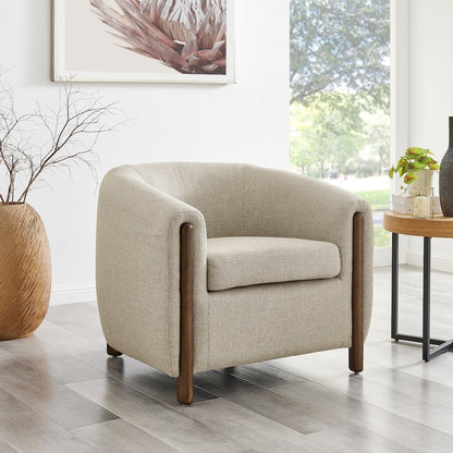 Ruth Linen Accent Arm Chair