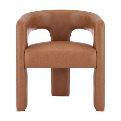 Sherlyn Faux Leather Dining Side Arm Chair