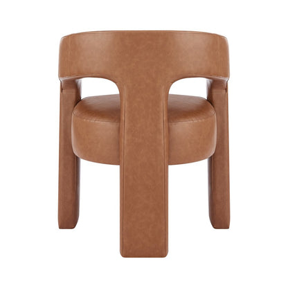 Sherlyn Faux Leather Dining Side Arm Chair