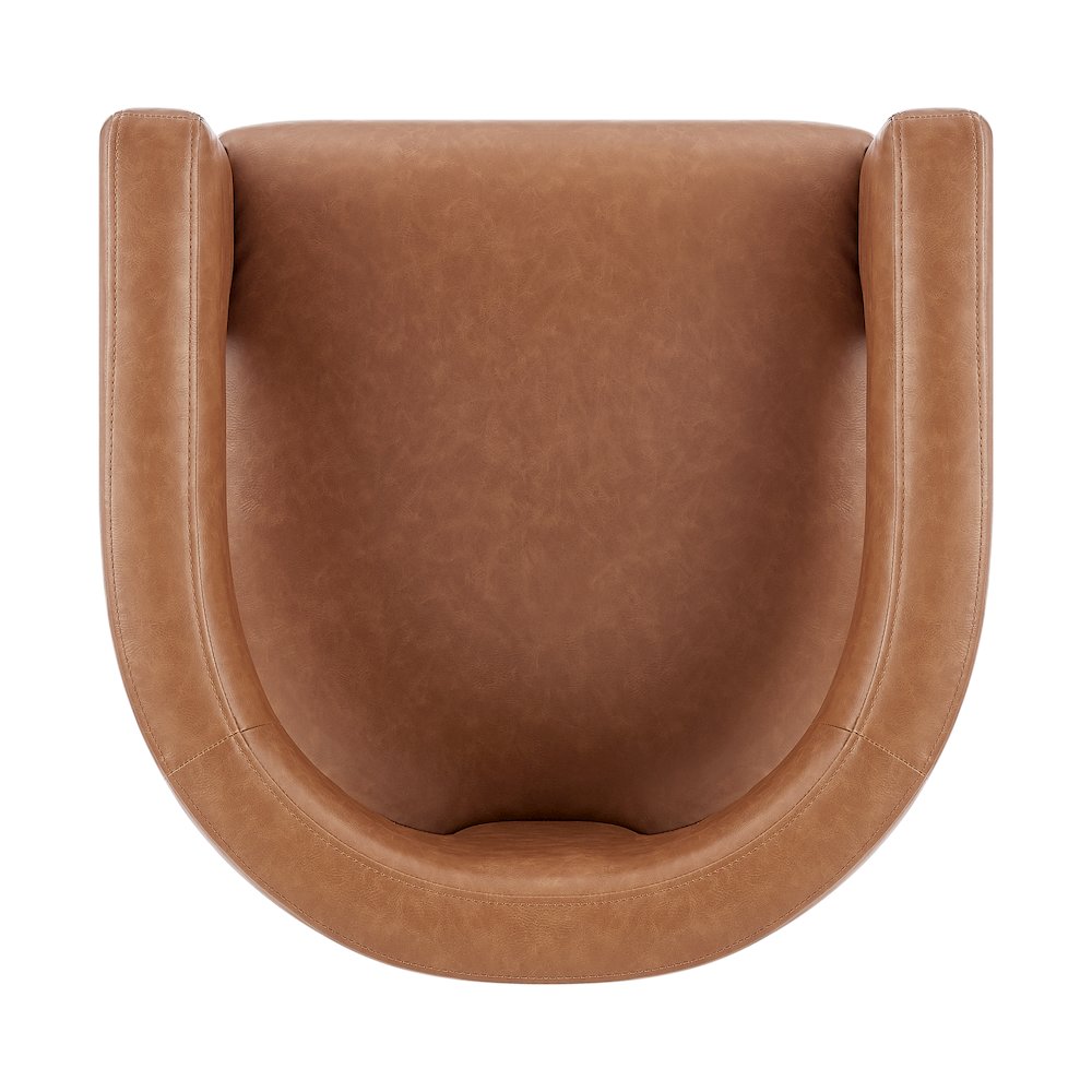Sherlyn Faux Leather Dining Side Arm Chair