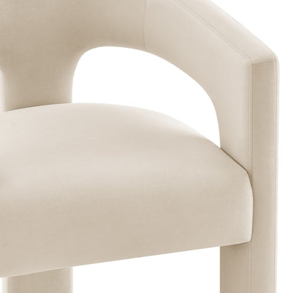 Sherlyn Velvet Dining Side Arm Chair