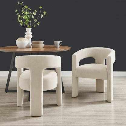 Sherlyn Velvet Dining Side Arm Chair