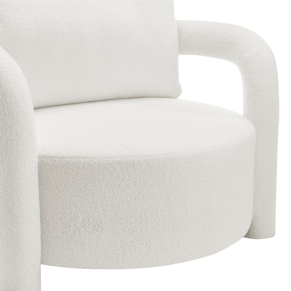 Maisie Faux Shearling Accent Arm Chair