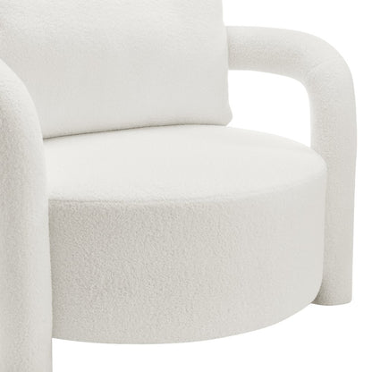 Maisie Faux Shearling Accent Arm Chair