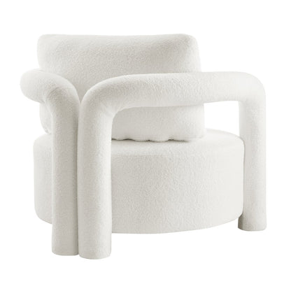 Maisie Faux Shearling Accent Arm Chair
