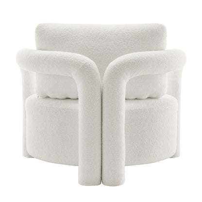 Maisie Faux Shearling Accent Arm Chair