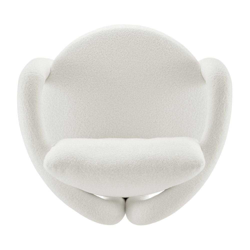 Maisie Faux Shearling Accent Arm Chair