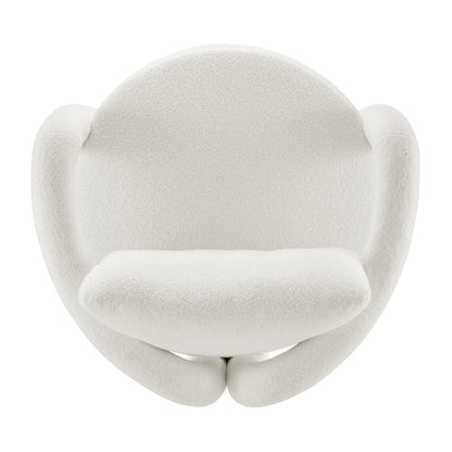 Maisie Faux Shearling Accent Arm Chair