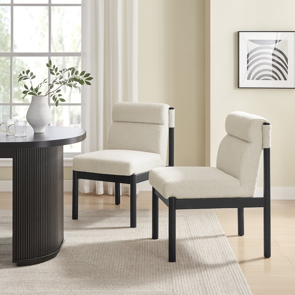 Micah Boucle Dining Side Chair