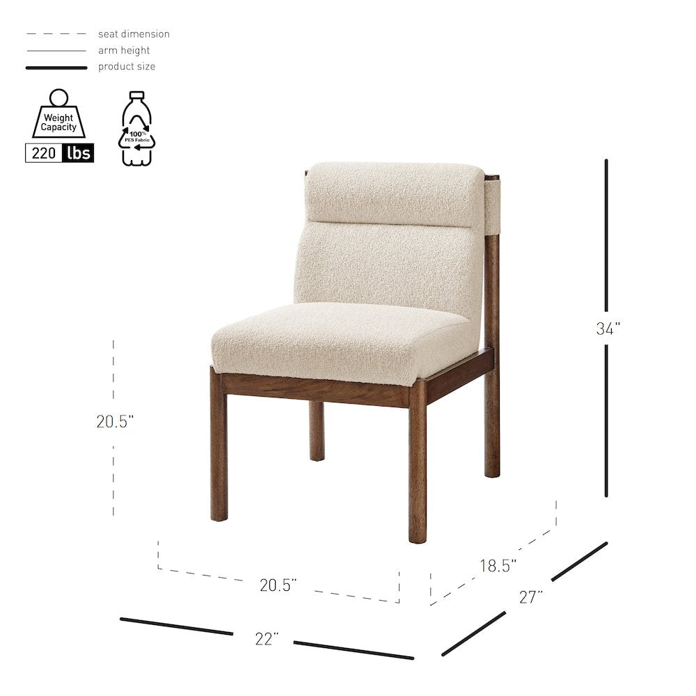 Micah Boucle Dining Side Chair