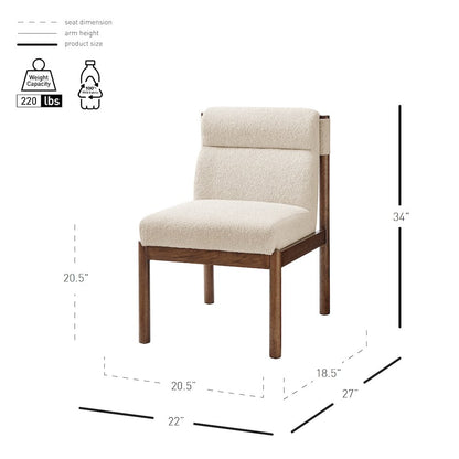Micah Boucle Dining Side Chair
