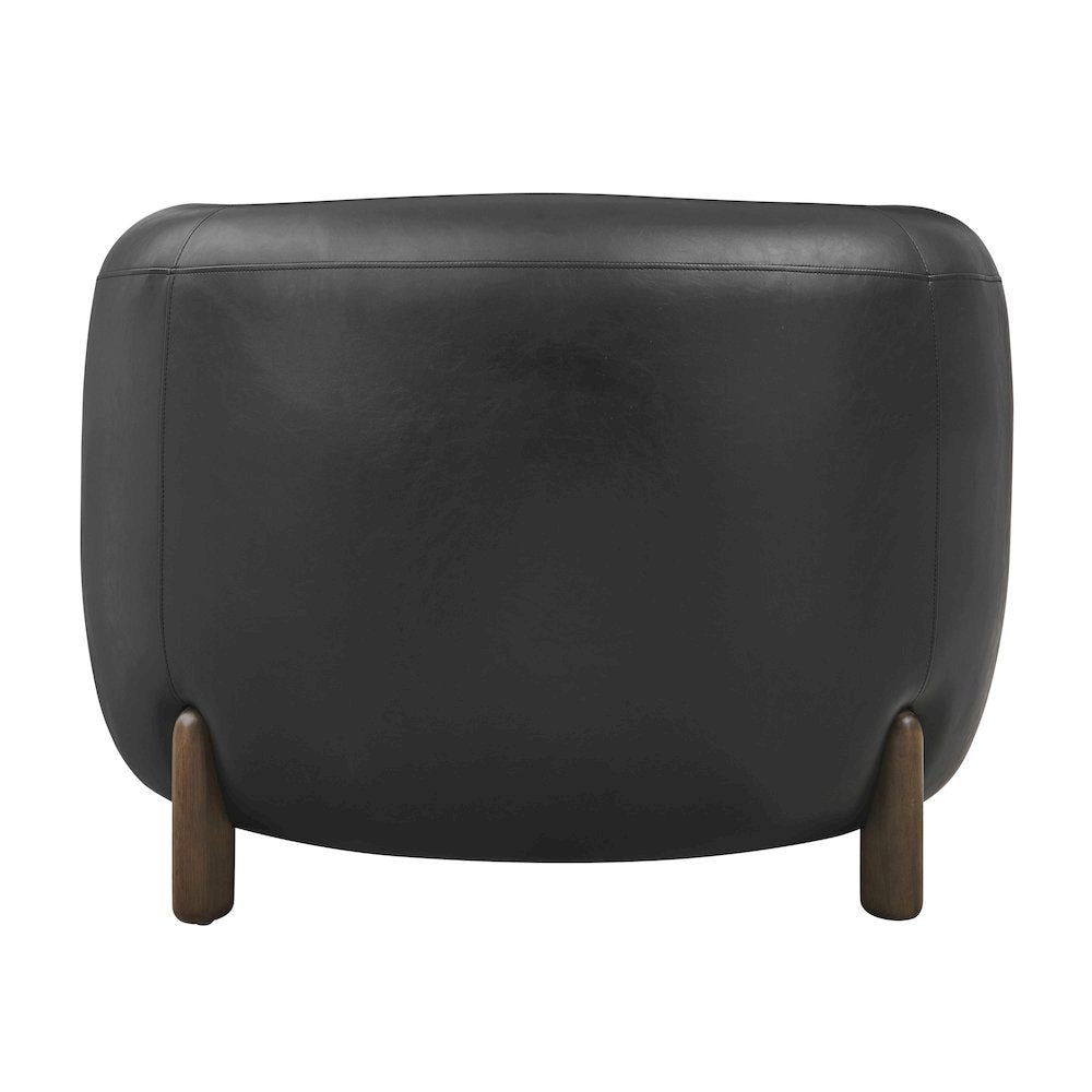Cordelia Faux Leather Accent Arm Chair
